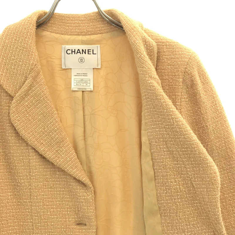 CHANEL / シャネル | ウールツイード 1B テーラードジャケット | 36 | レディース