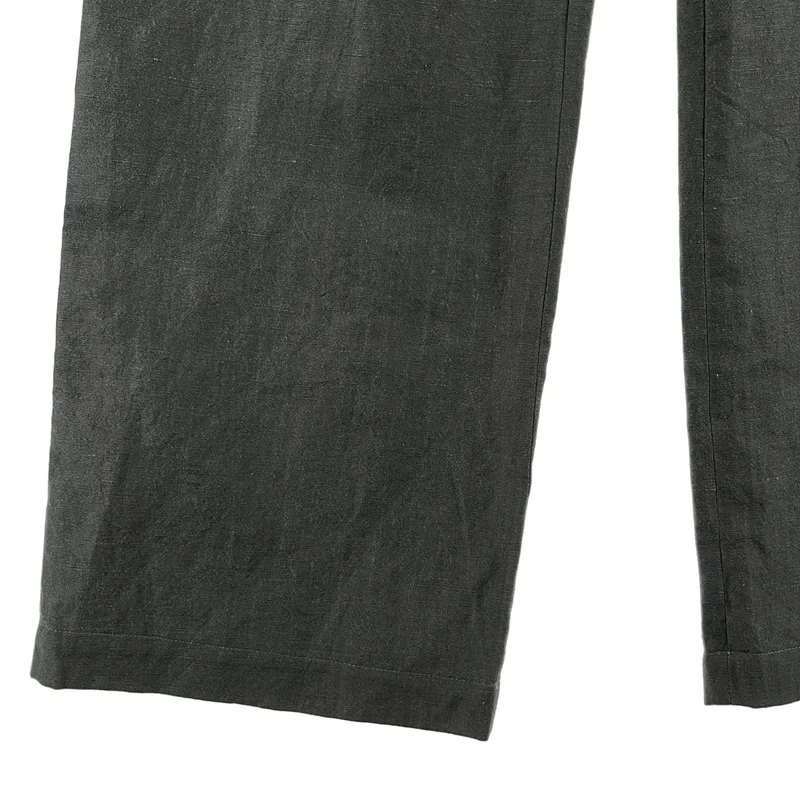 N.HOOLYWOOD / エヌハリウッド | 2025SS | TUCKED PANTS ウール リネン 3タック パンツ | 40 | メンズ