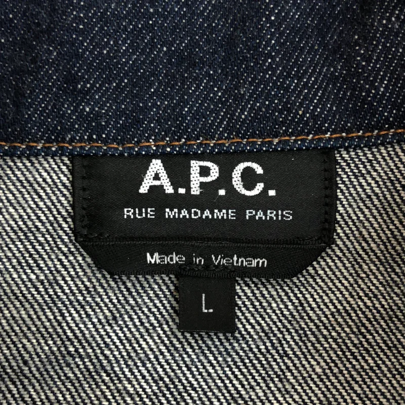 A.P.C. / アーペーセー | デニム トラッカー ジャケット 0720 | L | メンズ