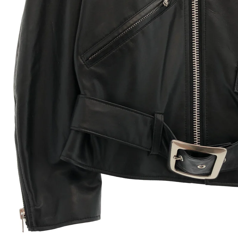 COMME des GARCONS COMME des GARCONS / コムコム | 2010AW | フェイクレザー ダブルライダースジャケット | S | レディース