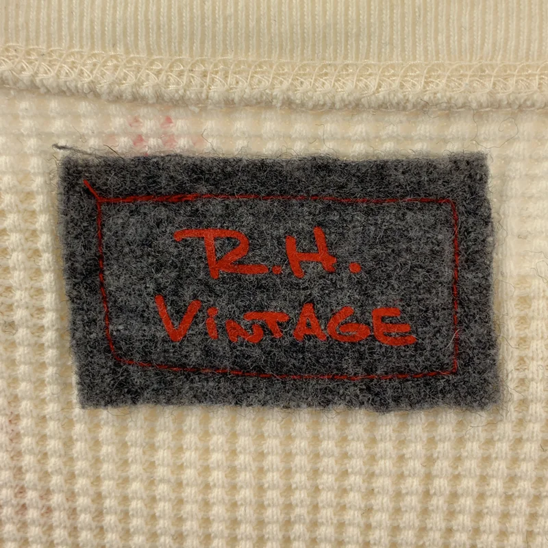 R.H.VINTAGE / ロンハーマンヴィンテージ | 総柄 サーマル カットソー | XS | レディース