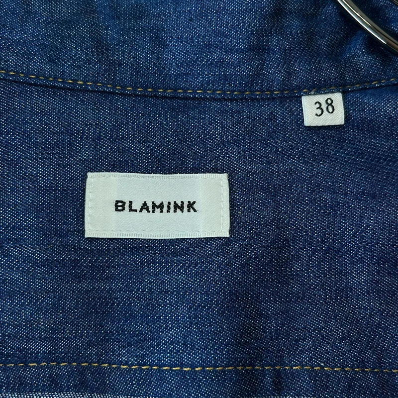 BLAMINK / ブラミンク | ダンガリー レギュラーシャツ | 38 | レディース