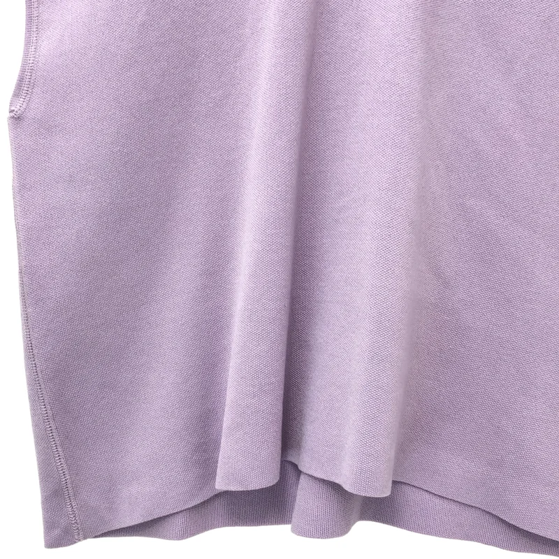 BAUM UND PFERDGARTEN / バウムウンドヘルガーデン | ノースリーブ ニットポロシャツ | XS | レディース