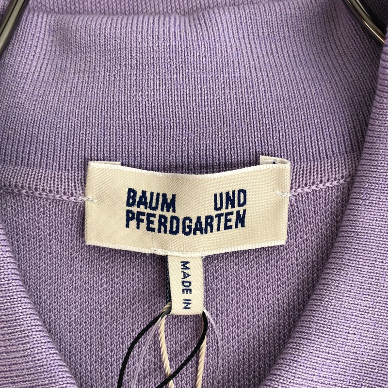 BAUM UND PFERDGARTEN / バウムウンドヘルガーデン | ノースリーブ ニットポロシャツ | XS | レディース