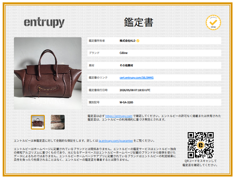 CELINE / セリーヌ | スマイルラゲージ / サプルシャイニーラムスキン / 2way ショルダー付き レザー ハンドバッグ |