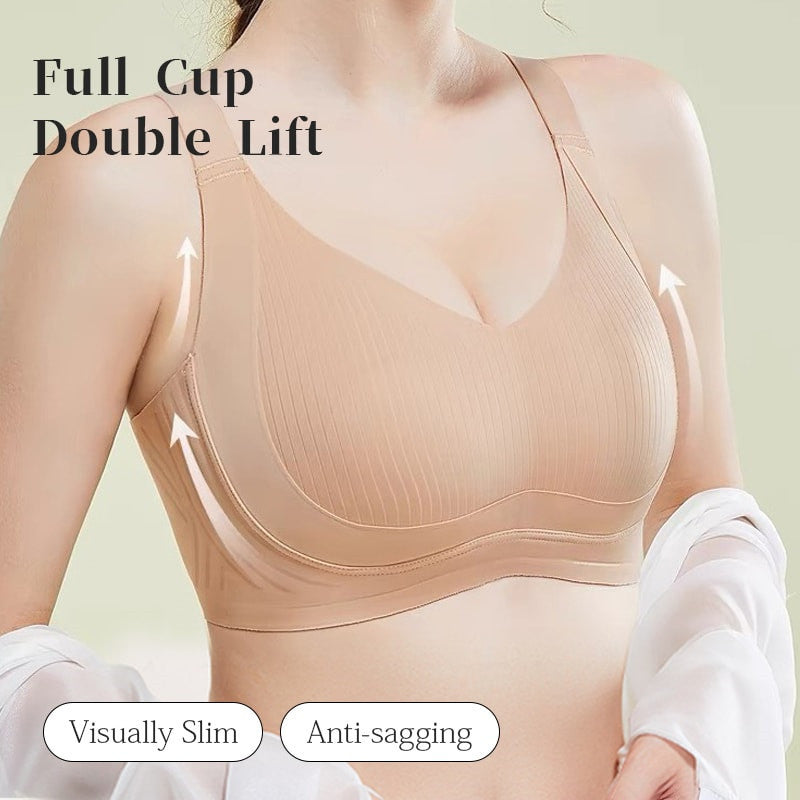 『Brelira』Plus Size Full Cup Bra with Adjustable Lift Support