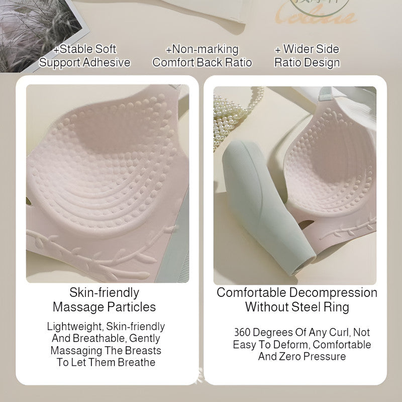 『Brelira』Anti-Sagging Minimizer Bra Wireless Thin Breathable Seamless Women Underwear Push Up Bra Plus Size Bralette