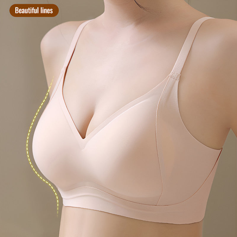 『Brelira』Wireless Push-Up Bra – Fixed Cup, Seamless & Lightweight Support