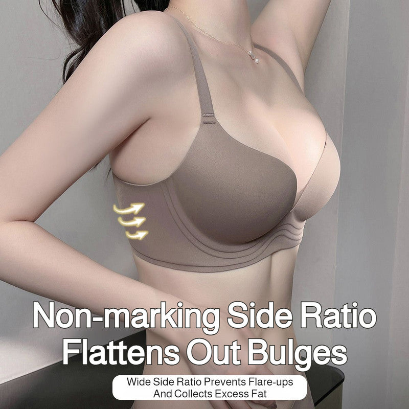 『Brelira』Seamless Push Up Bra Women Small Chest Lift Soft Wireless Anti-Sagging Full Coverage Breathable Sexy Underwear