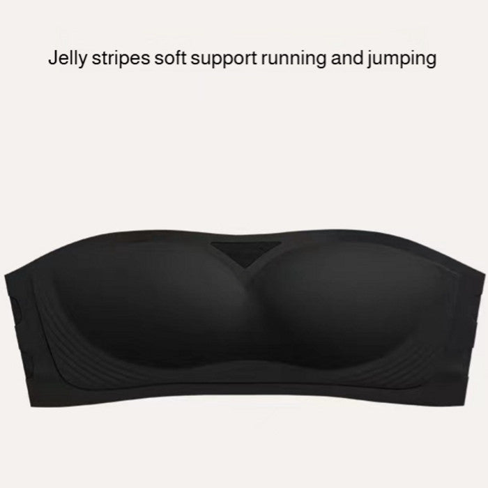 『Brelira』Anti-slip Strapless Bra Wireless Small Breasts Gathered Bra Seamless Anti-sagging Support Underwear