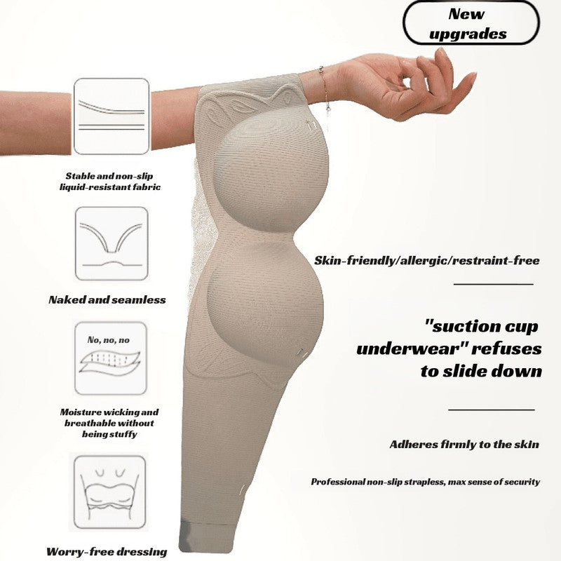 『Brelira』Wireless Bra Strapless Push Up Seamless Bra Woman Lingerie Breathable A-Cup Ultra Soft Underwear Anti-Slip Thin Lingerie High Support Bralette