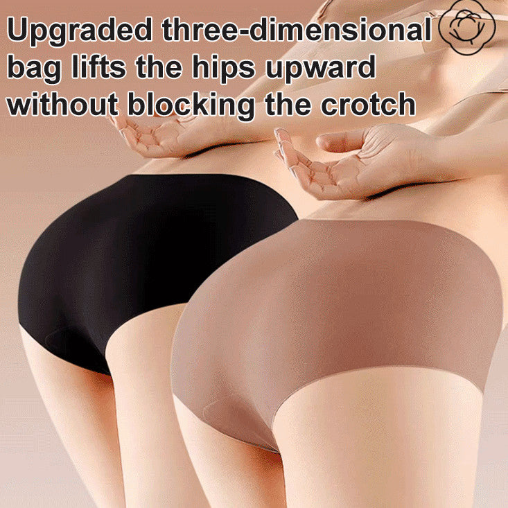 『Brelira』Mulberry Silk Panties Seamless Mid Waist Panty 10A Antibacterial Breathable Comfort Women Underwear