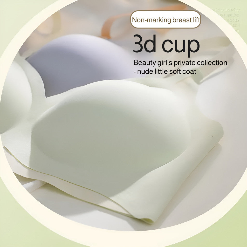 『Brelira』Cloud Soft Support Seamless Bra Small Breasts Gathered Anti Sagging Wireless Women Lingerie