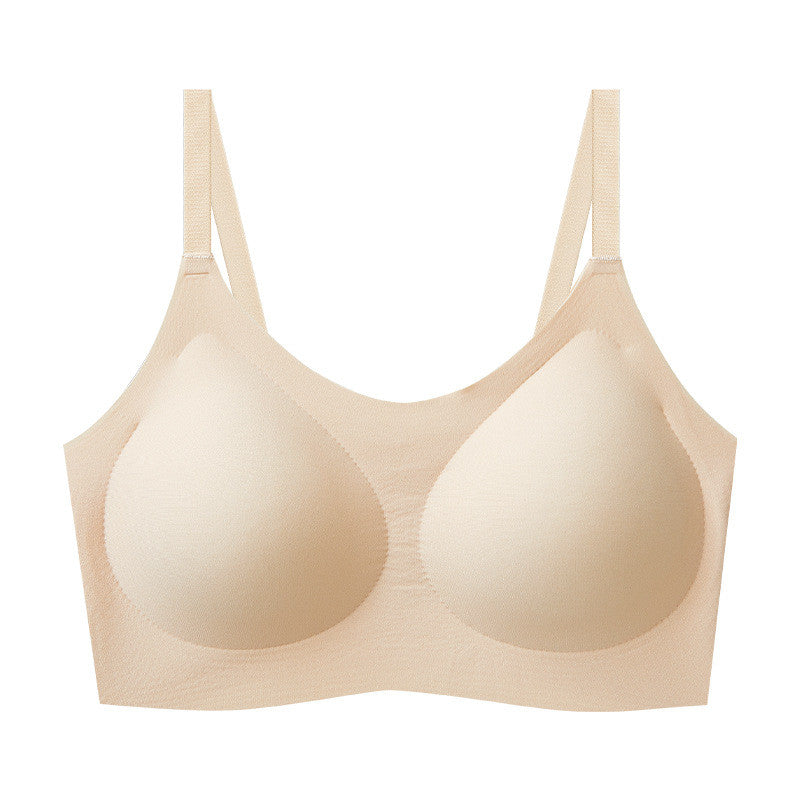 『Brelira』Invisible Seamless Bra Wireless Minimizer Bra Women Underwear Ultra-Thin Fixed Cup Soft Support Breathable Push Up Bra