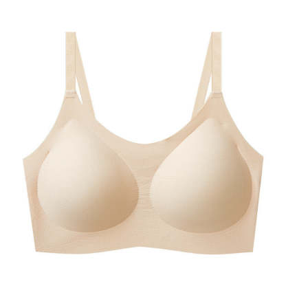 『Brelira』Invisible Seamless Bra Wireless Minimizer Bra Women Underwear Ultra-Thin Fixed Cup Soft Support Breathable Push Up Bra