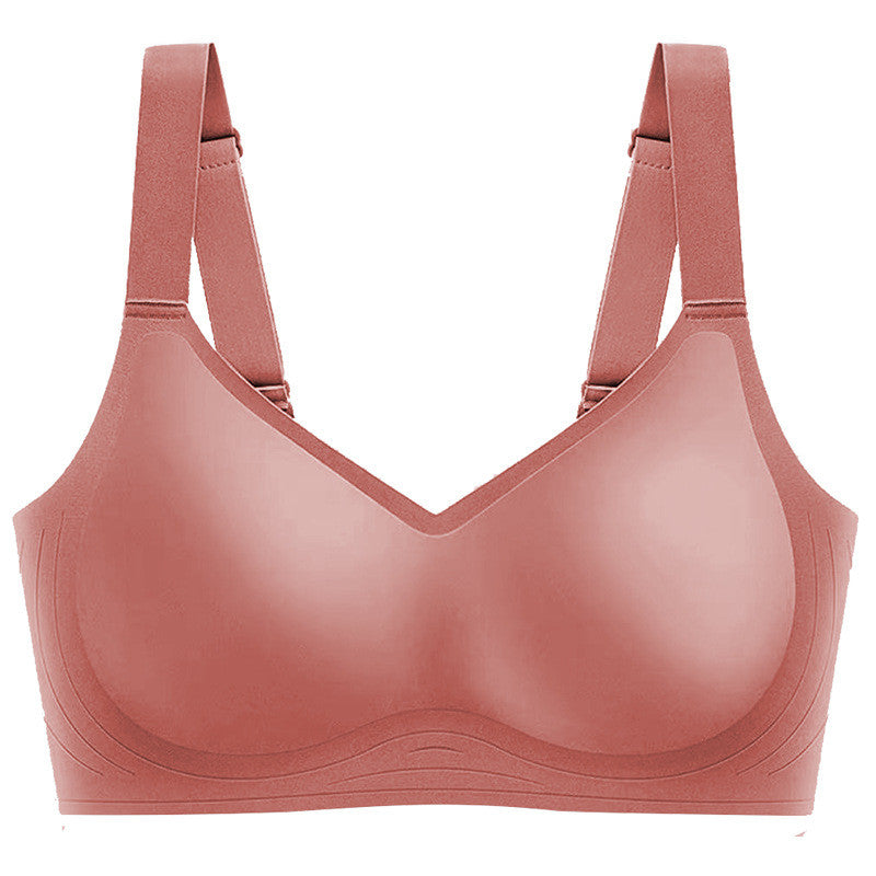 『Brelira』Sexy Seamless Minimizer Bra Women Wireless Full Cup Underwear Sleepwear Bra Female Plus Size Lingeire
