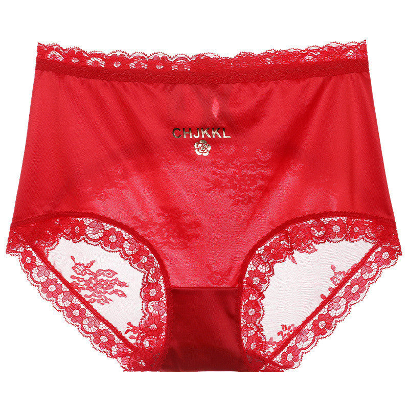 『Brelira』High Waist Lace Panties Tummy Control Butt Lift Ultra Soft Seamless Underwear Breathable Women Sexy Panties