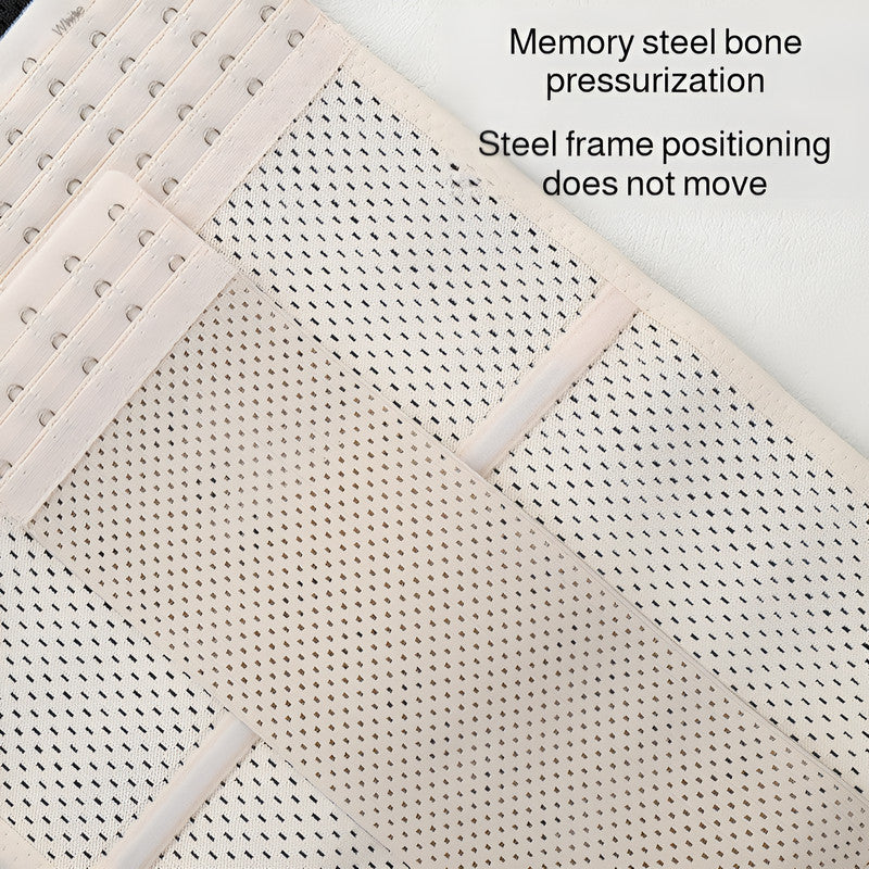 『Brelira』Waist Trainer Body Shaper Corset Belt Tummy Control Double Compression Slimming Girdle Postpartum Binder Breathable Shapewear