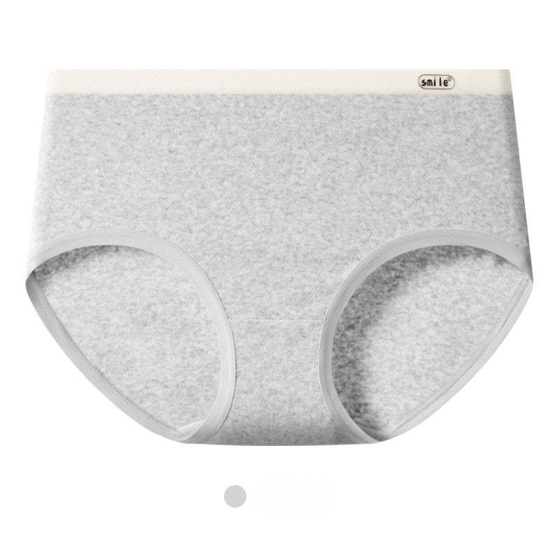『Brelira』7A Antibacterial Panties Women Pure Cotton Underwear Seamless Non-Marking Breathable Comfort Briefs Mid Waist Panty