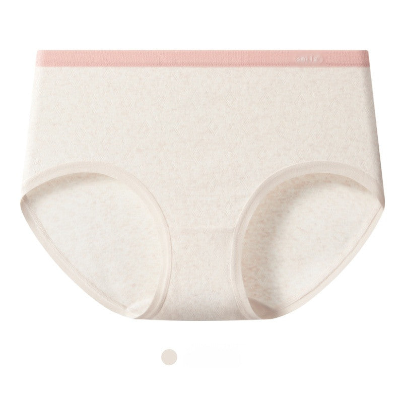 『Brelira』7A Antibacterial Panties Women Pure Cotton Underwear Seamless Non-Marking Breathable Comfort Briefs Mid Waist Panty