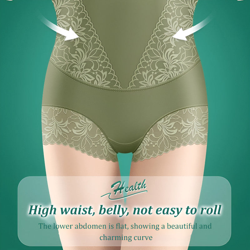 『Brelira』Ice Silk High Waist Body Shaper with Tummy Control