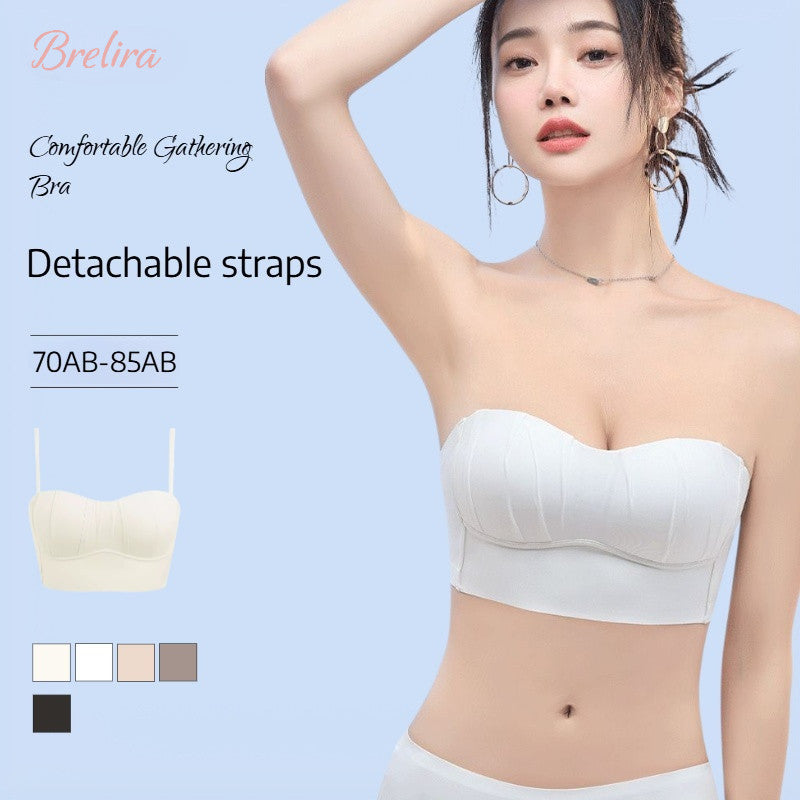 『Brelira』Strapless Push Up Bra Non-Slip Lift Comfortable Seamless Underwear Wireless Bras Women Tube Top