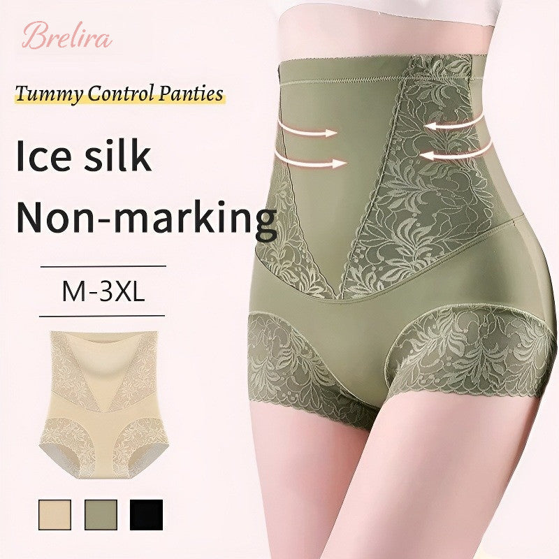 『Brelira』Ice Silk High Waist Body Shaper with Tummy Control