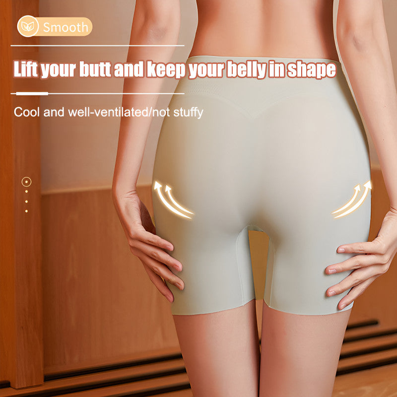 『Brelira』High-Waisted Seamless Shaping Shorts – Tummy Control & Sculpting Support