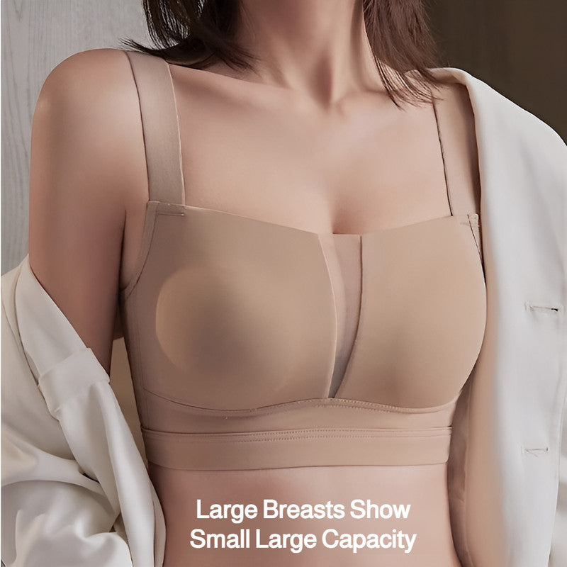 『Brelira』Wireless Seamless Minimizer Bra – Breathable, Lightweight & Anti-Sagging Support