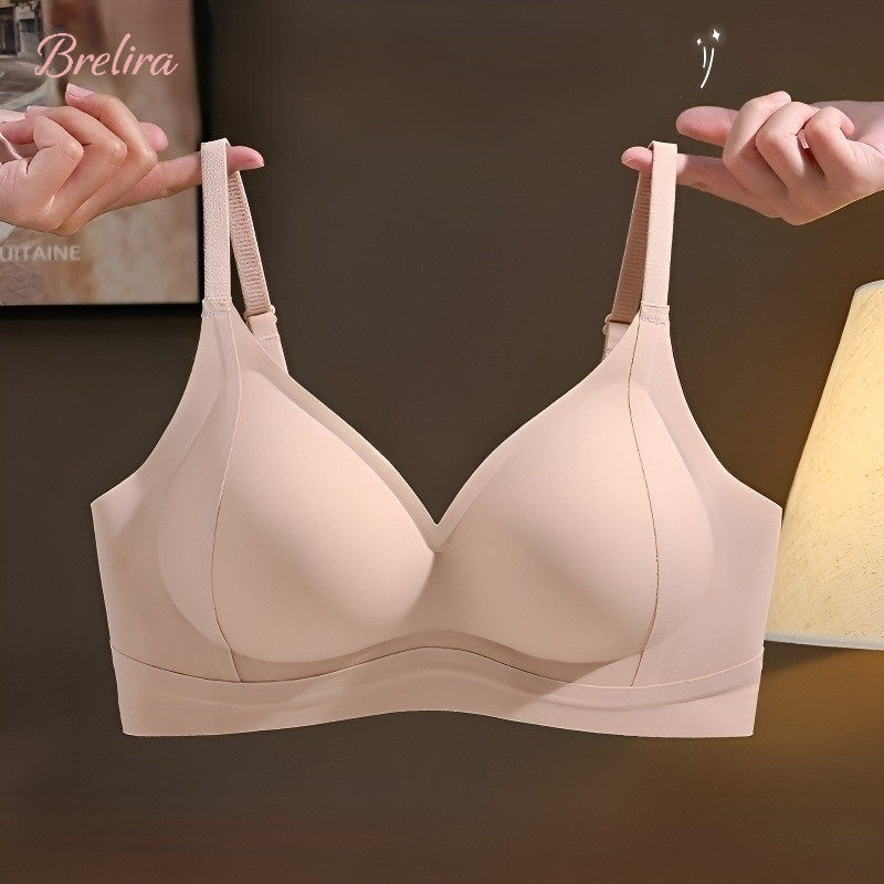 『Brelira』Wireless Push-Up Bra – Fixed Cup, Seamless & Lightweight Support