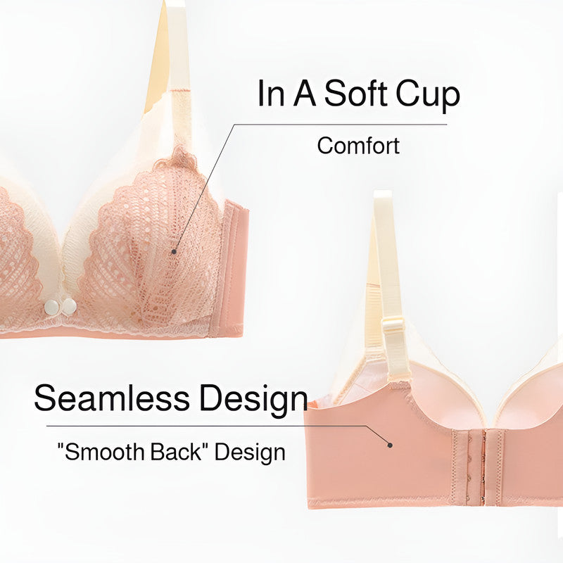 『Brelira』Nursing Bra Front Closure Maternity Anti-Sagging Wireless Women Pregnancy Breastfeeding Comfortable Underwear