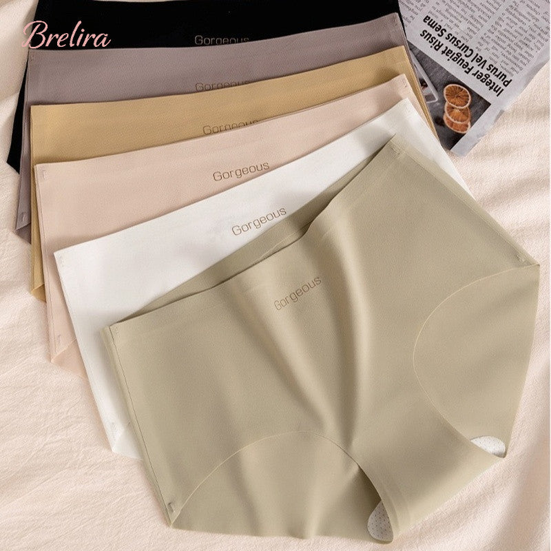 『Brelira』Mulberry Silk Ice Silk Panties – Seamless, Antibacterial & Breathable