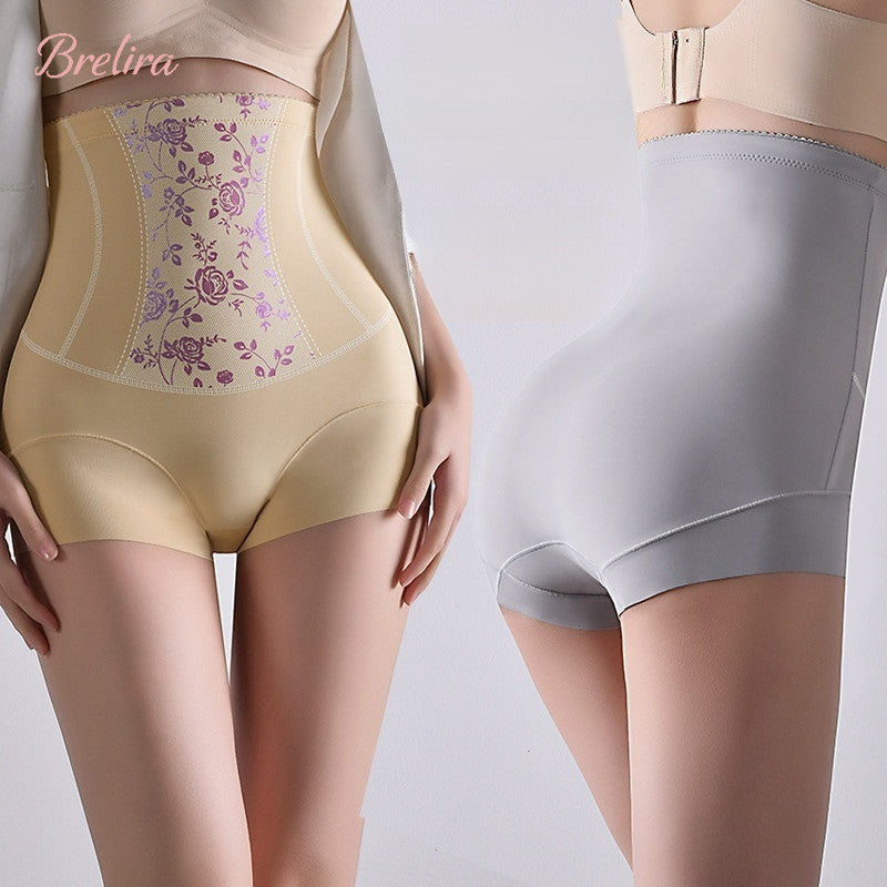 『Brelira』Silky Shapewear Panties 3D Butt Lift High Waist Tummy Control Seamless 7A Antibacterial Breathable Body-Shaping Pants