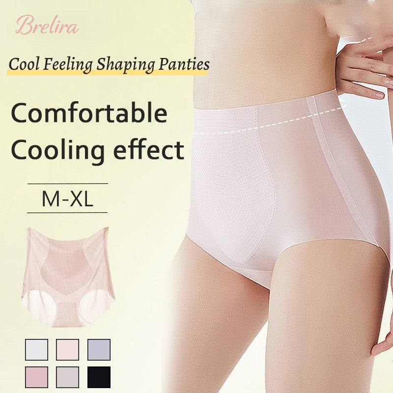 『Brelira』Ice Silk High Waist Shaping Panties