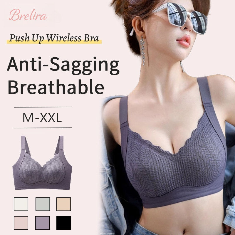 『Brelira』Wireless Push-Up Bra with Strong Seamless Support  页面标题
