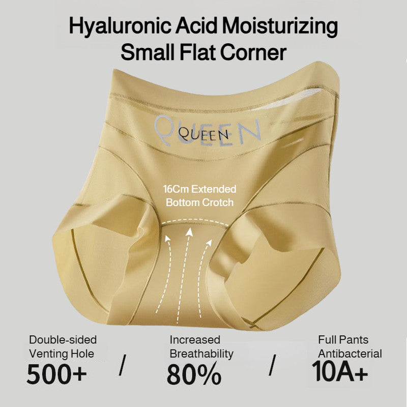 『Brelira』[Pear-Shaped Body Savior] Ice Silk High-Waisted Shaping Panties Tummy Control Pants Breathable  Cooling Antibacterial Body Shaping Briefs