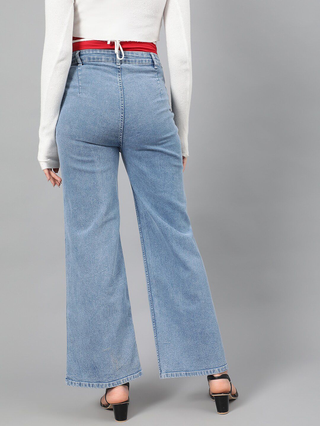 Kotty Women Blue Jean Mid-Rise Stretchable Jeans