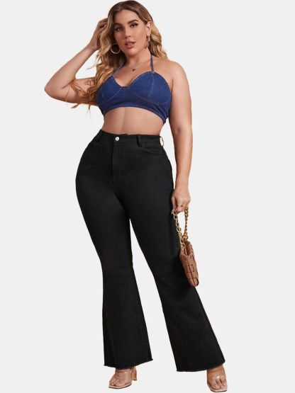 Kotty Women Jean Bootcut High-Rise Stretchable Jeans