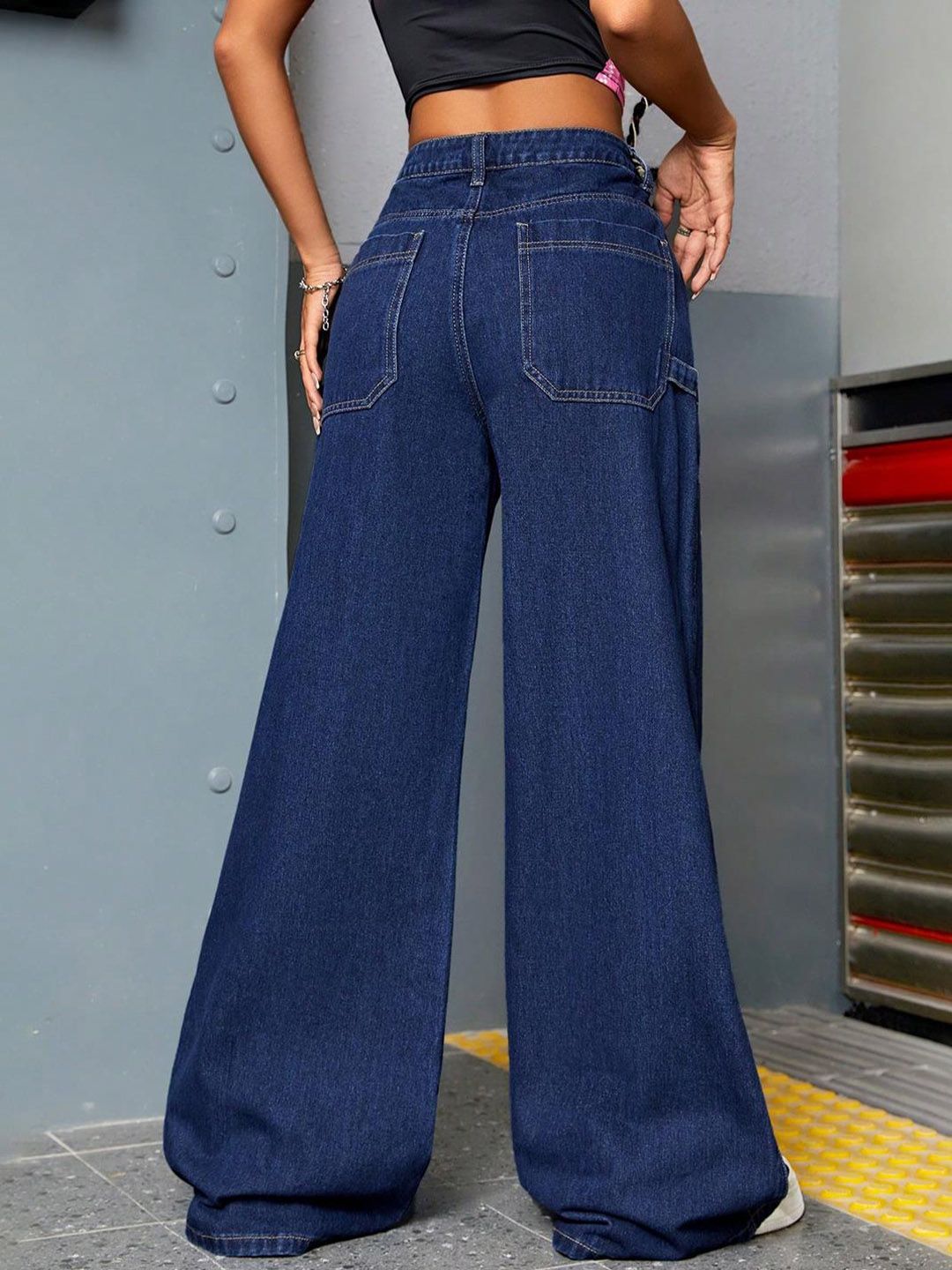 Kotty Women Blue Jean High-Rise Clean Look Stretchable Jeans