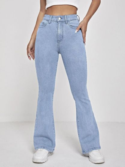 Kotty Women Bootcut High-Rise Stretchable Jeans