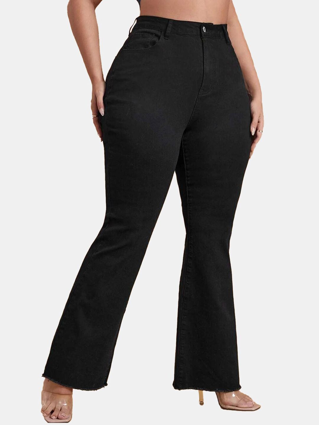 Kotty Women Jean Bootcut High-Rise Stretchable Jeans