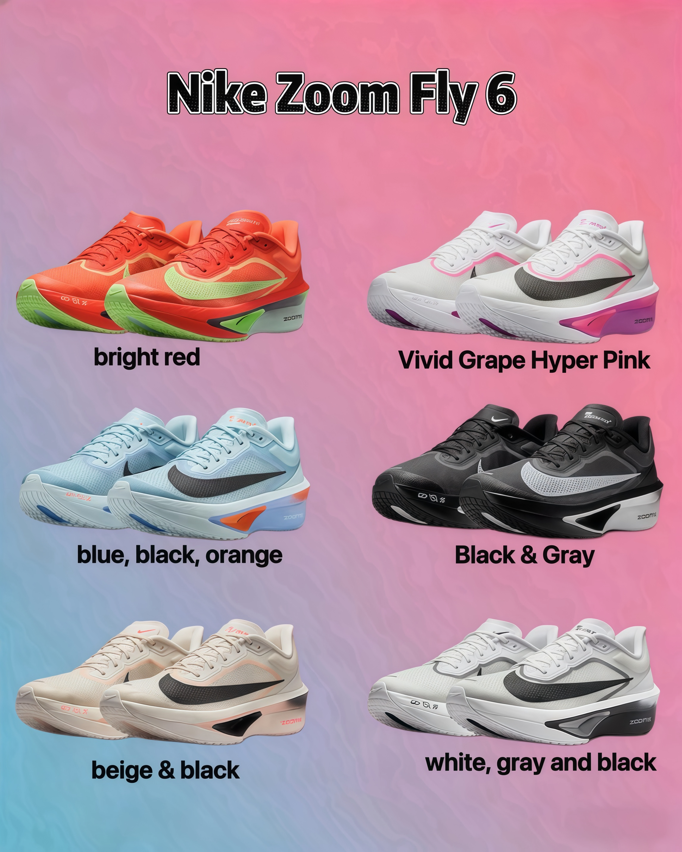 NIKE Zoom Fly 6系列 