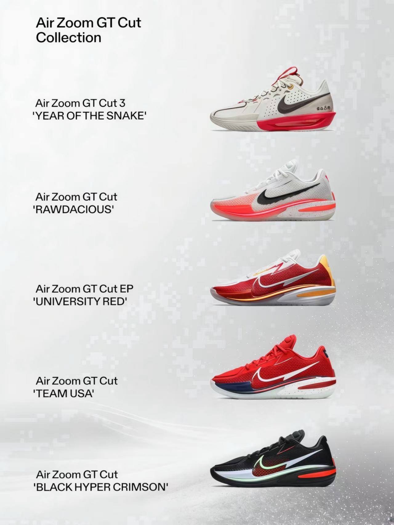 Nike Air Zoom GT Cut 系列