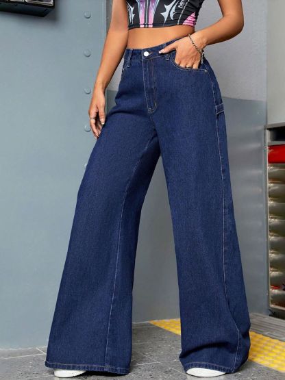 Kotty Women Blue Jean High-Rise Clean Look Stretchable Jeans