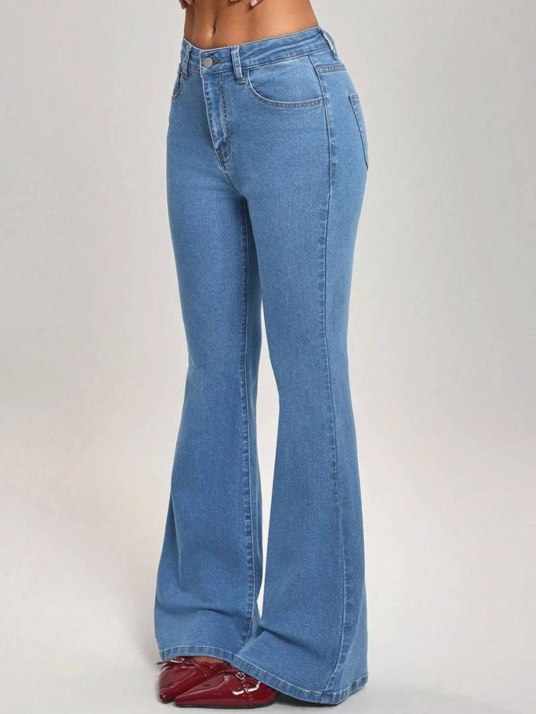 Kotty Women Hottie Bootcut High-Rise Stretchable Jeans