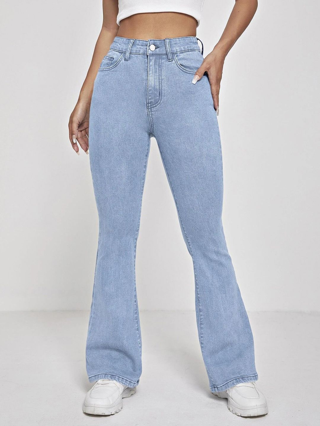 Kotty Women Bootcut High-Rise Stretchable Jeans