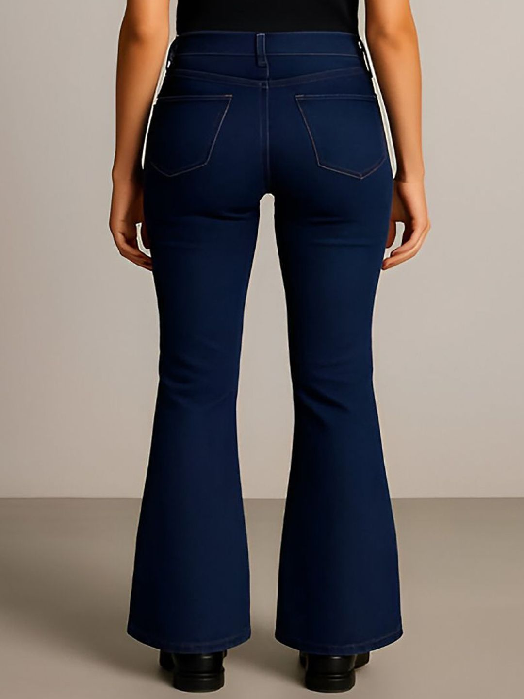 Kotty Women Bootcut High-Rise Stretchable Jeans