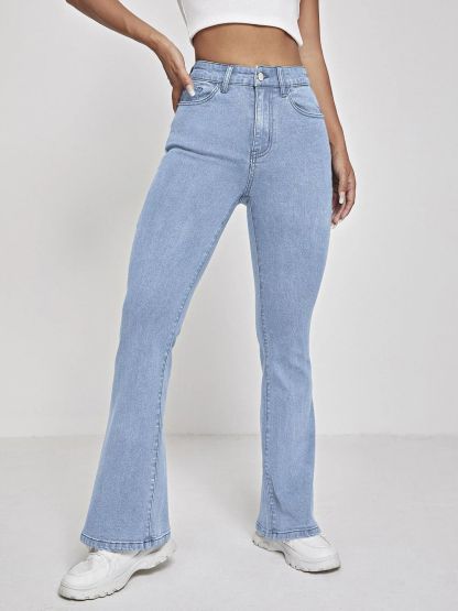 Kotty Women Bootcut High-Rise Stretchable Jeans