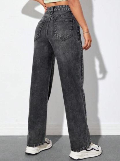 Kotty Women Grey Jean High-Rise Light Fade Stretchable Jeans