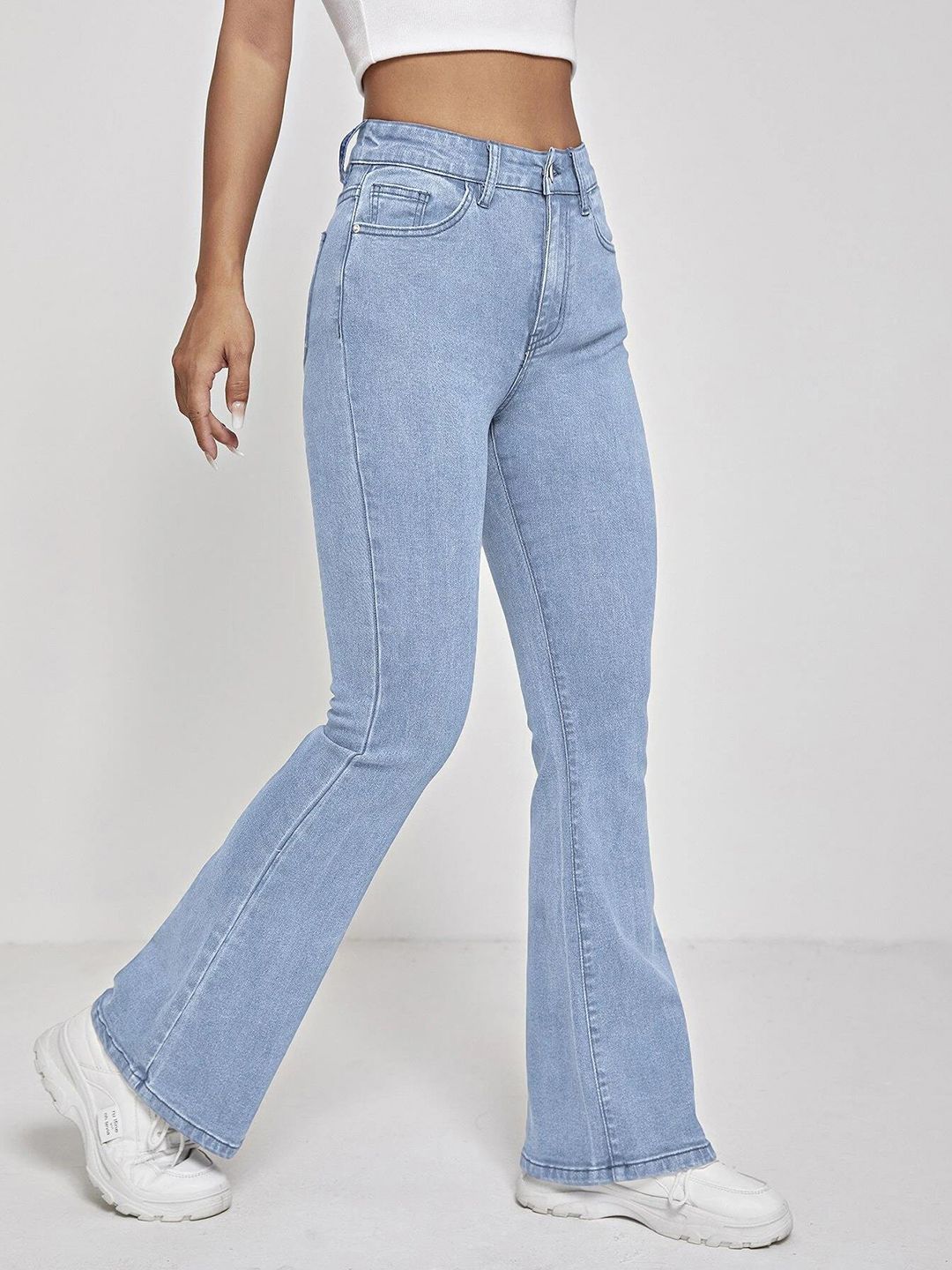 Kotty Women Bootcut High-Rise Stretchable Jeans